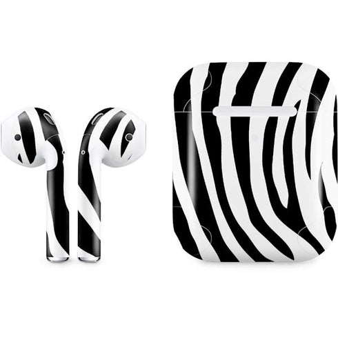 Zebra Print Apple AirPods 2 Skin