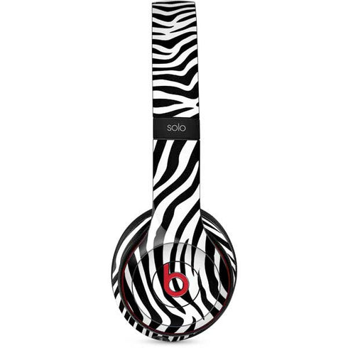 Zebra Print Beats Solo 2 Wireless Skin