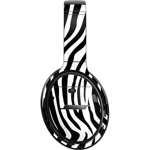 Zebra Print Bose QuietComfort 35 Headphones Skin
