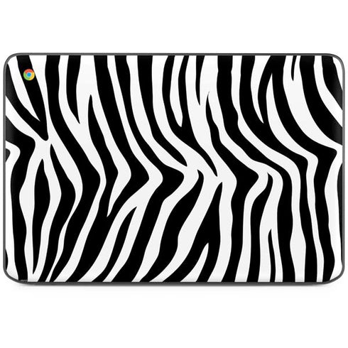 Zebra Print HP Chromebook Skin