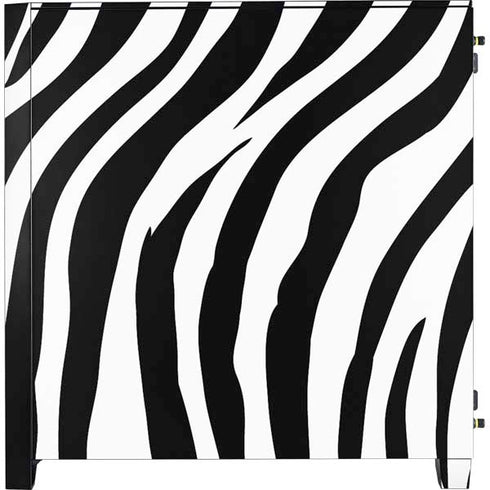 Zebra Print Corsair 4000D Tempered Glass Mid-Tower ATX Case Skin