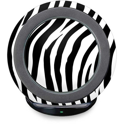 Zebra Print Fast Charge Wireless Charging Stand Skin