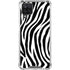 Zebra Print Galaxy A12 Clear Case