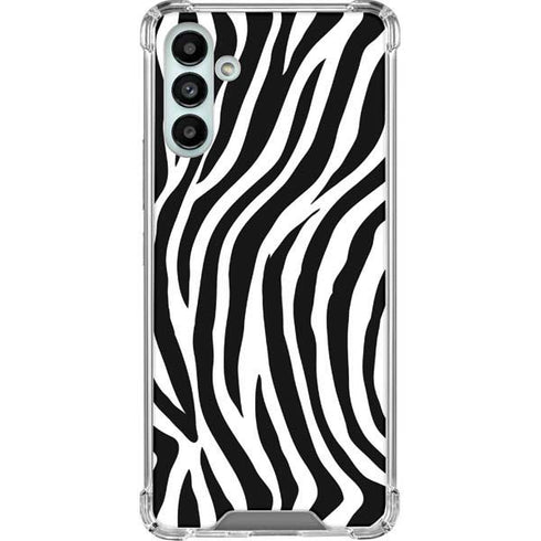 Zebra Print Galaxy A13 5G Clear Case