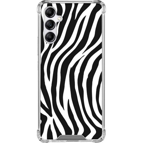 Zebra Print Galaxy A14 5G Clear Case