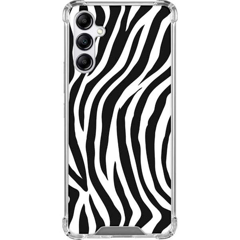 Zebra Print Galaxy A15 5G Clear Case