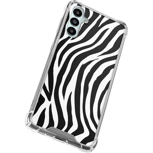 Zebra Print Galaxy A15 5G Clear Case
