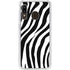 Zebra Print Galaxy A20 Clear Case