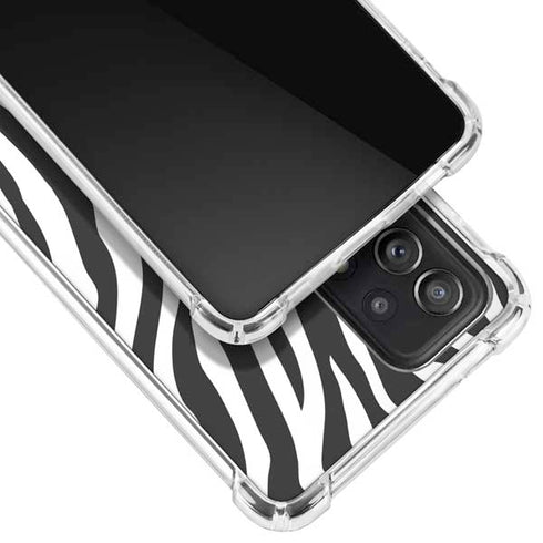 Zebra Print Galaxy A52 5G Clear Case