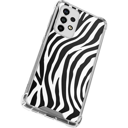 Zebra Print Galaxy A53 5G Clear Case