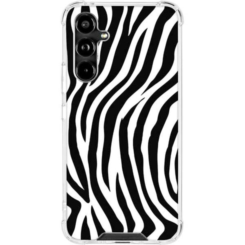 Zebra Print Galaxy A54 5G Clear Case
