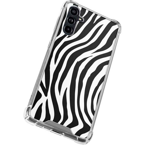 Zebra Print Galaxy A54 5G Clear Case