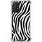 Zebra Print Galaxy A72 5G Clear Case