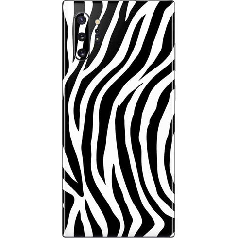 Zebra Print Galaxy Note 10 Plus Skin