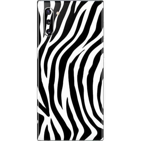 Zebra Print Galaxy Note 10 Skin