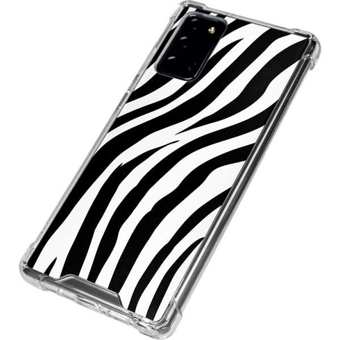 Zebra Print Galaxy Note20 5G Clear Case