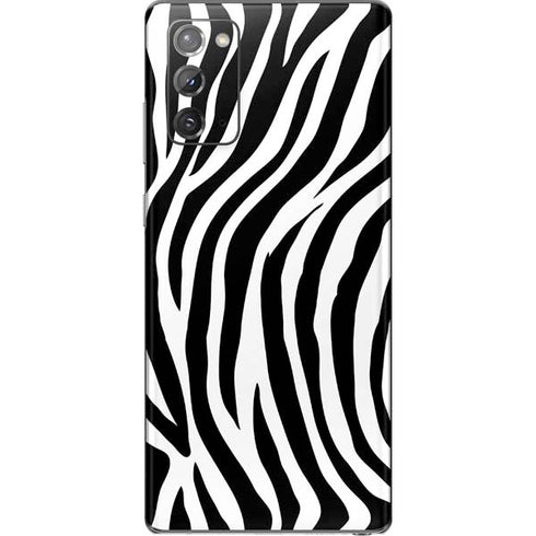 Zebra Print Galaxy Note20 5G Skin