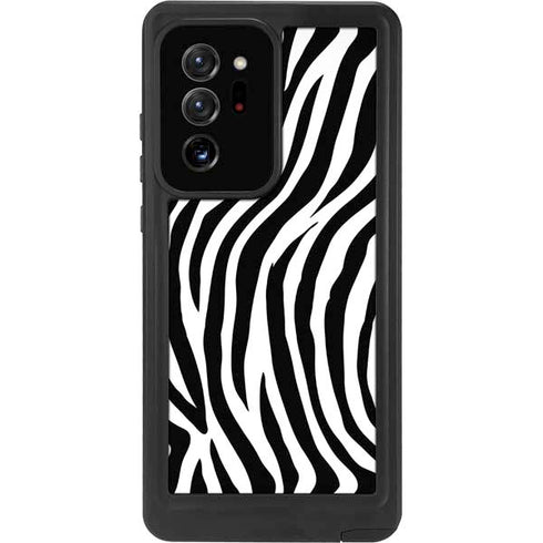 Zebra Print Galaxy Note20 Ultra 5G Waterproof Case