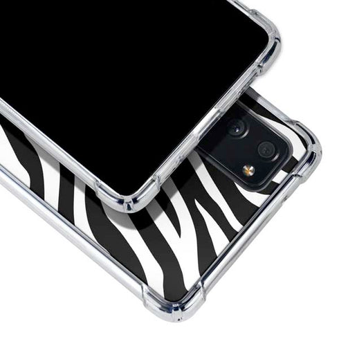 Zebra Print Galaxy S20 FE Clear Case
