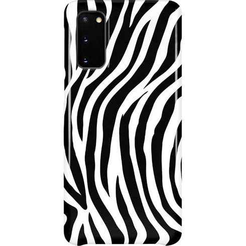 Zebra Print Galaxy S20 Lite Case