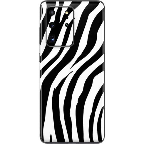 Zebra Print Galaxy S20 Ultra 5G Skin