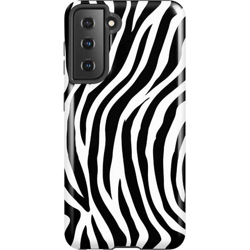 Zebra Print Galaxy S21 5G Pro Case
