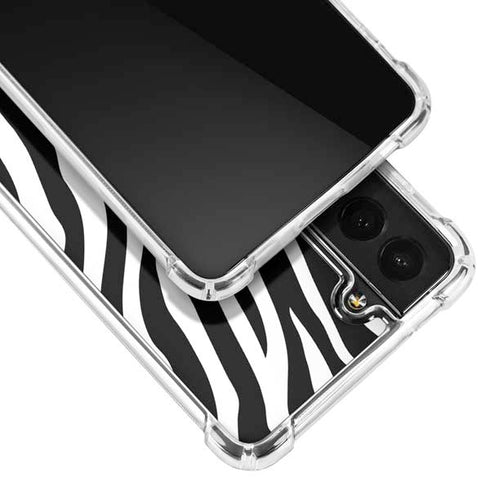 Zebra Print Galaxy S21 FE Clear Case