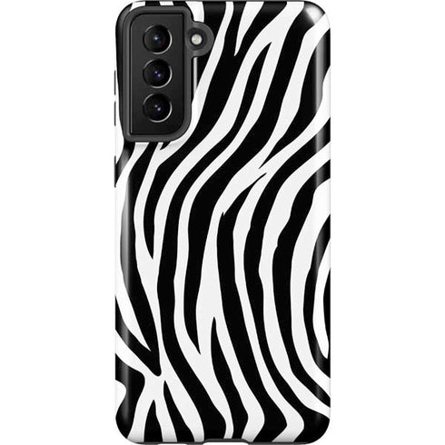 Zebra Print Galaxy S21 Plus 5G Pro Case