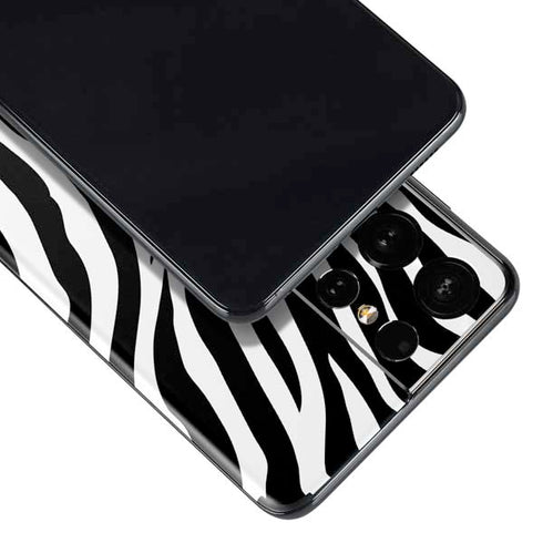 Zebra Print Galaxy S21 Ultra 5G Skin