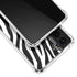 Zebra Print Galaxy S22 Clear Case