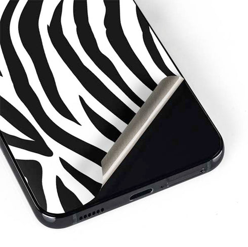 Zebra Print Galaxy S22 Skin