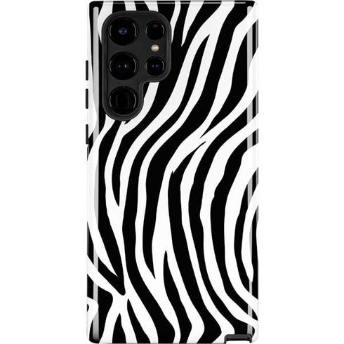 Zebra Print Galaxy S22 Ultra Pro Case