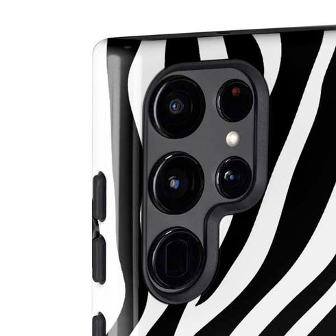 Zebra Print Galaxy S22 Ultra Pro Case