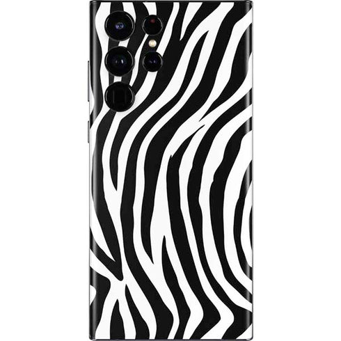 Zebra Print Galaxy S22 Ultra Skin