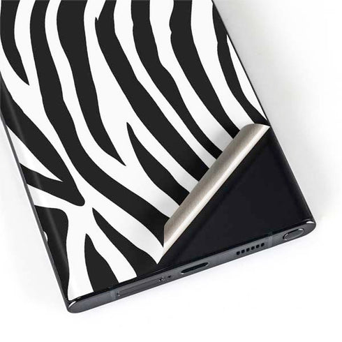 Zebra Print Galaxy S22 Ultra Skin