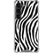 Zebra Print Galaxy S23 Clear Case