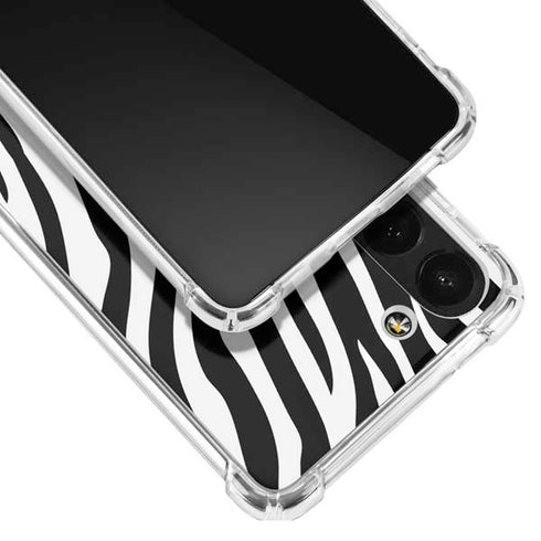 Zebra Print Galaxy S23 Clear Case