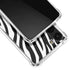 Zebra Print Galaxy S23 Clear Case