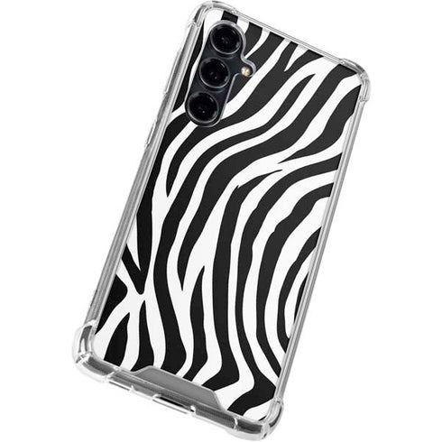 Zebra Print Galaxy S23 FE Clear Case