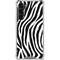 Zebra Print Galaxy S23 Plus Clear Case