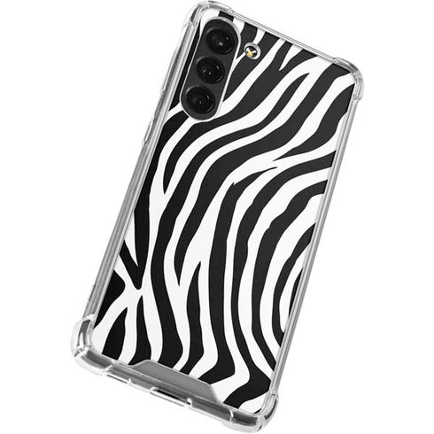 Zebra Print Galaxy S23 Plus Clear Case