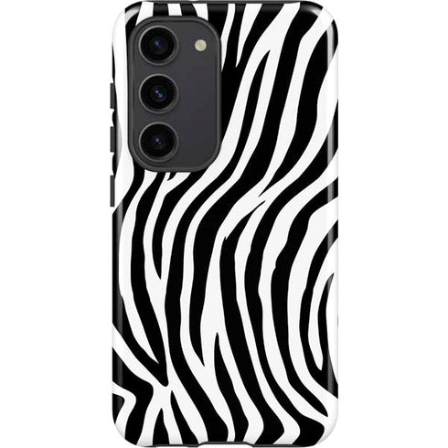 Zebra Print Galaxy S23 Pro Case