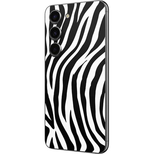 Zebra Print Galaxy S23 Skin