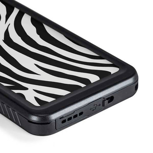 Zebra Print Galaxy S23 Waterproof Case