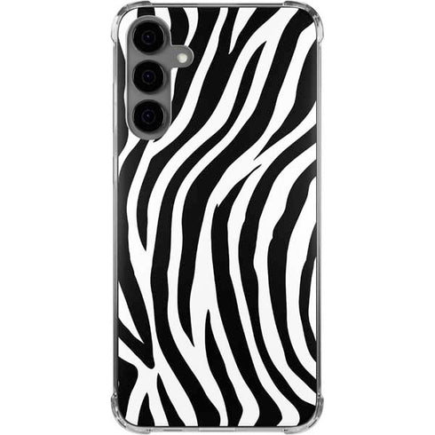 Zebra Print Galaxy S24 Plus Clear Case