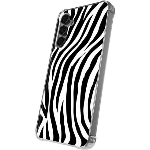 Zebra Print Galaxy S24 Plus Clear Case
