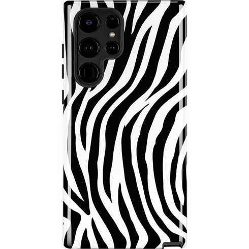 Zebra Print Galaxy S24 Ultra Impact Case