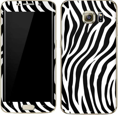Zebra Print Galaxy S7 Edge Skin