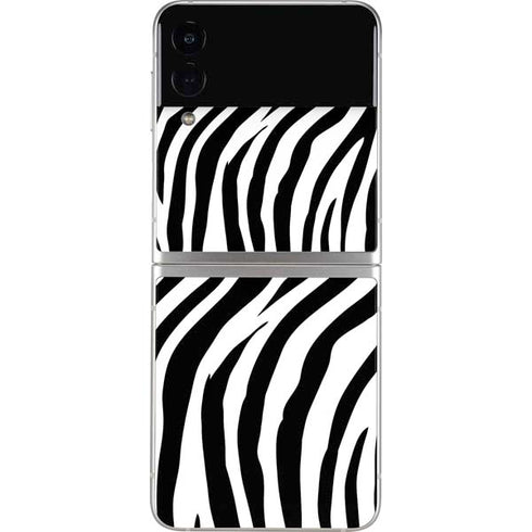 Zebra Print Galaxy Z Flip4 5G Skin