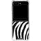 Zebra Print Galaxy Z Flip5 5G Clear Case